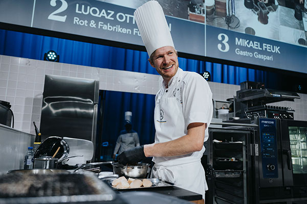 Luqaz Ottosson kom trea i Årets Kock 2025. 
