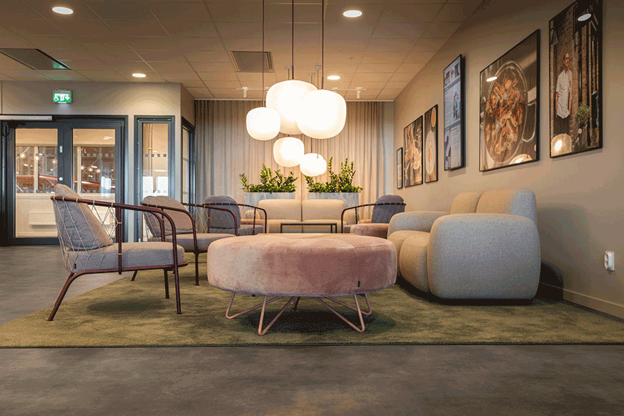 Hållbarhetstänk genomsyrar Menigos nya lager i Landvetter. 